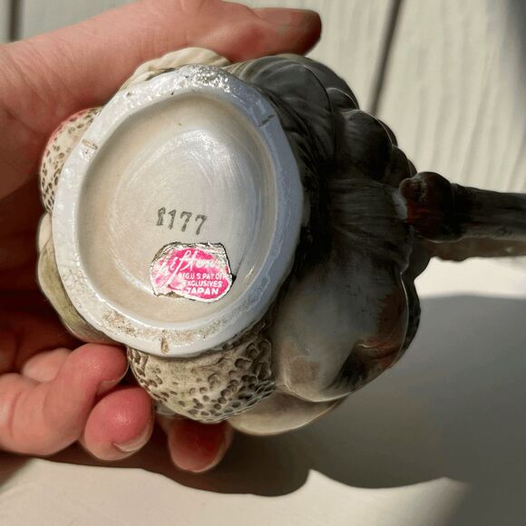 Vintage Lefton Japan Fruit Creamer Pitcher Majolica Style Pottery 1950s - Picture 8 of 8